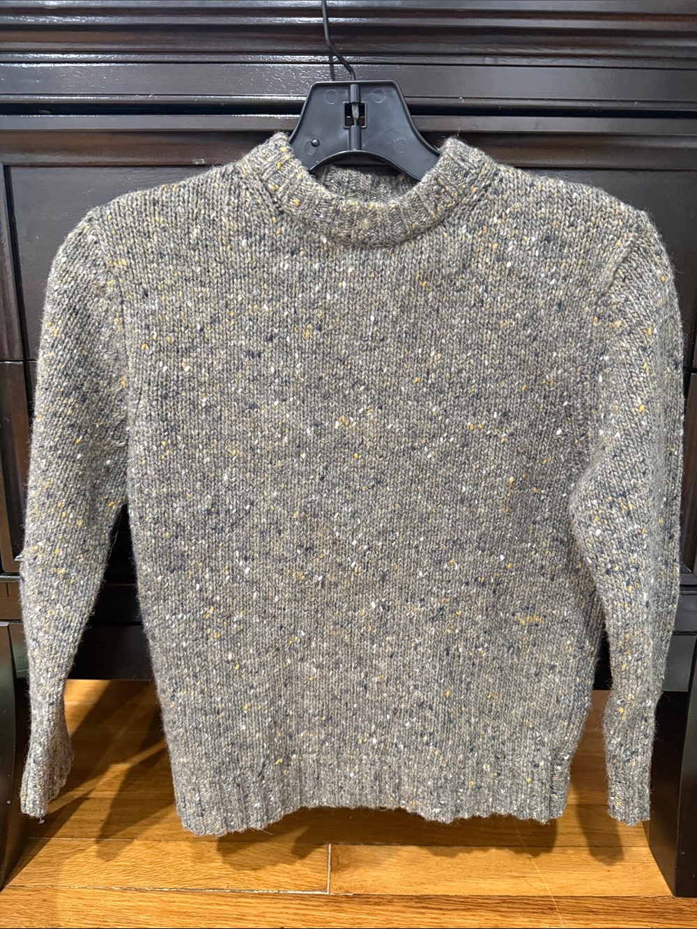 Zara Gray Flecked Turtleneck Sweater